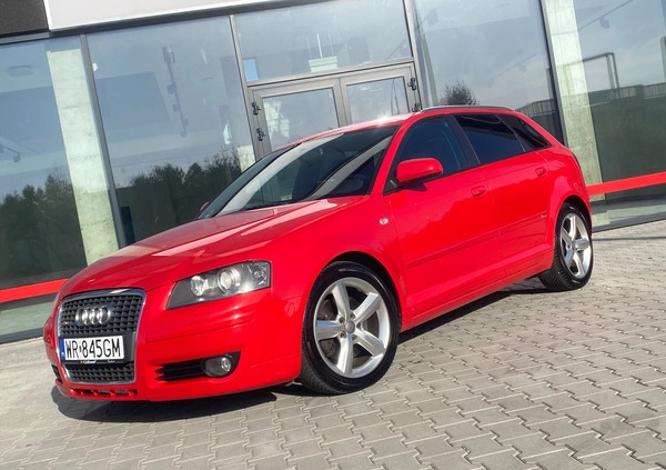 Audi A3 cena 25900 przebieg: 236500, rok produkcji 2007 z Radom małe 301